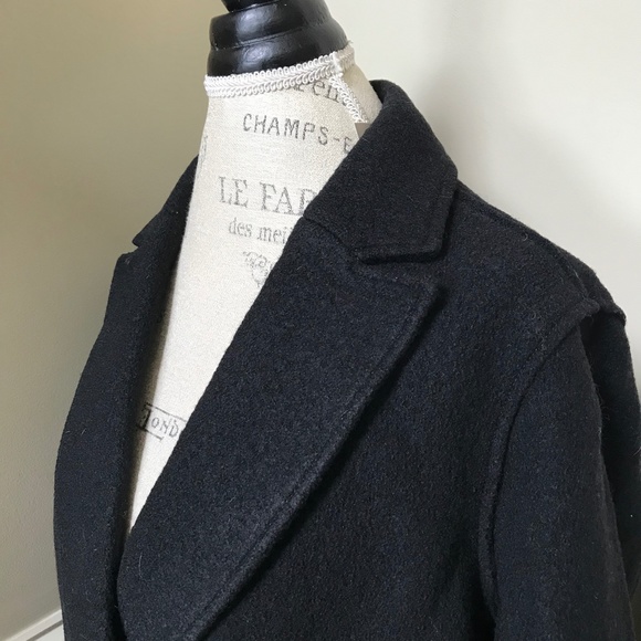 J. Crew Daphne topcoat in Italian boiled wool EUC - Picture 8 of 12